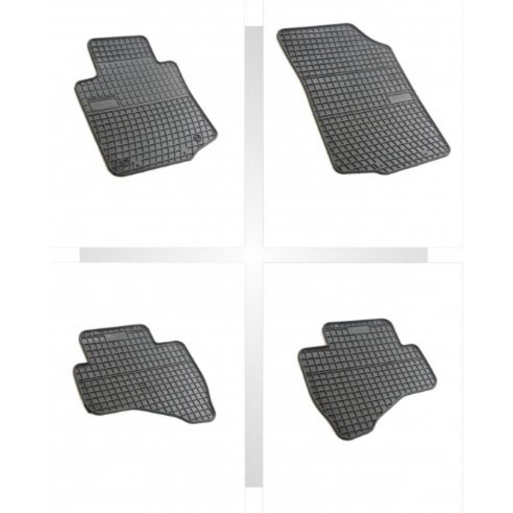 Car rubber floor mats black CITROEN C1 (2005-2014) NEGRO
