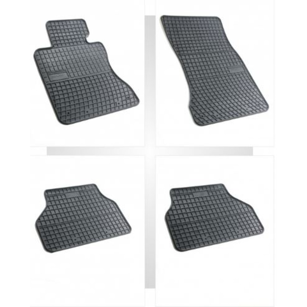 Car rubber floor mats black BMW 5 E60/E61 (2004-2010) NEGRO
