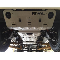 Aluminium skid plate set TOYOTA HILUX (2016-...) 23333.9505.1