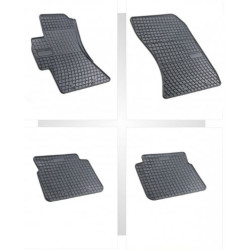 Car rubber floor mats black SUBARU LEGACY (2004-2009) NEGRO