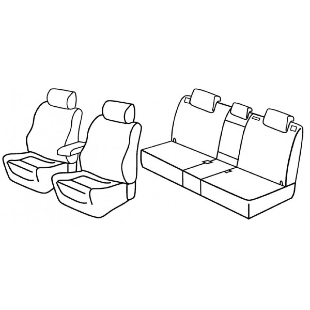 Car seat covers *HARMONY* MAZDA CX-5 (2012-...)