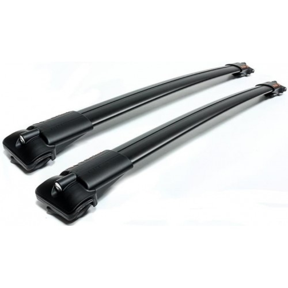 Car roof rack AGURI PRESTIGE BLACK  TOYOTA RAV4 with roof rails (2013-...)