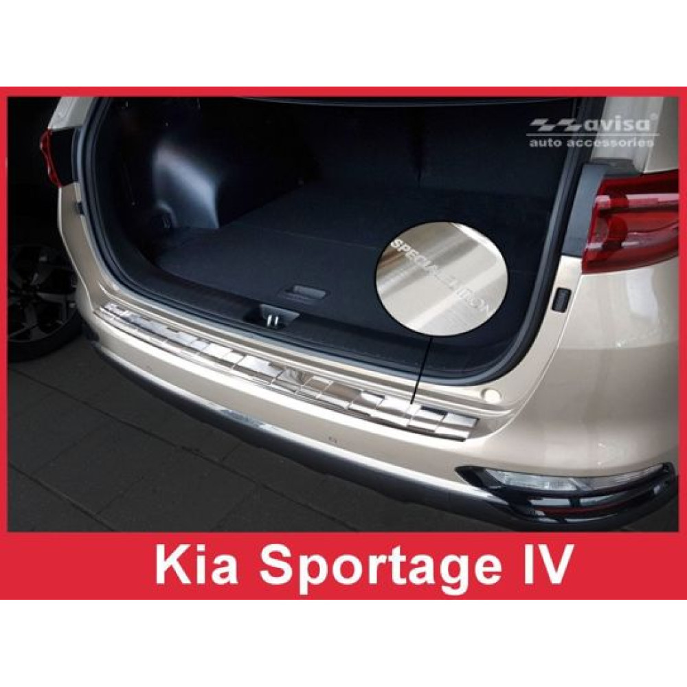 Chrome rear bamper pad KIA SPORTAGE IV Facelift (2018-...) 2/35471