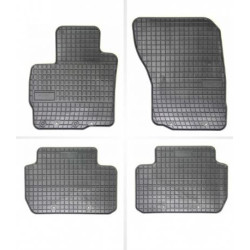 Car rubber floor mats black MITSUBISHI OUTLANDER III (2012-...) NEGRO