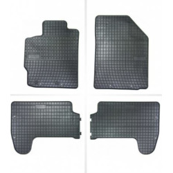 Car rubber floor mats black TOYOTA YARIS (2005-2011) NEGRO