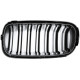 Front grills black gloss BMW X5/X6 F15/F16 Double Stripe Black Gloss (2014-2019)