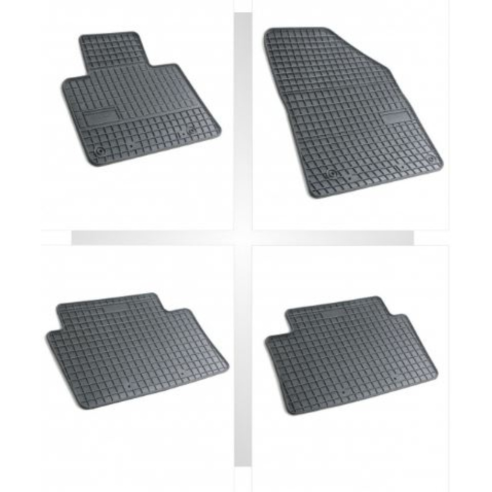 Car rubber floor mats black CITROEN C5 (2008-...) NEGRO