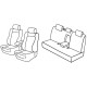 Car seat covers *HARMONY* TOYOTA AURIS II (2013-2018)
