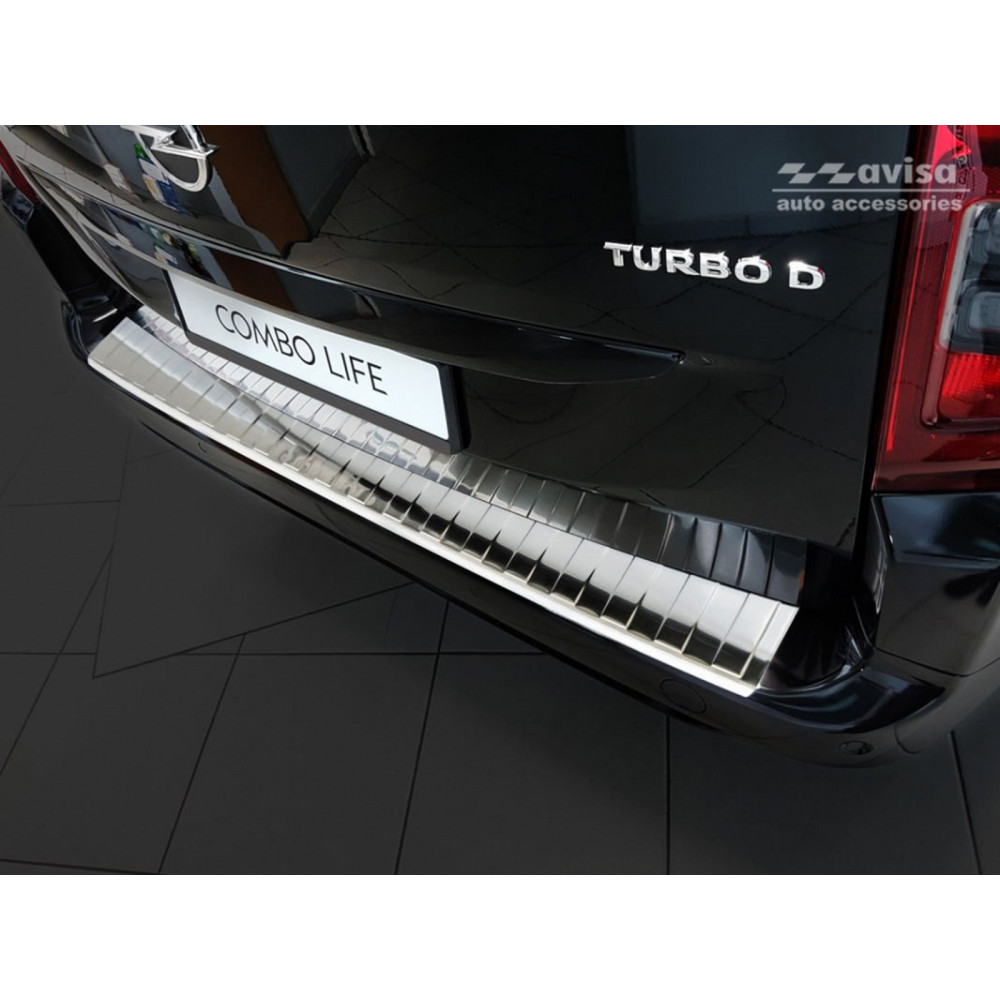 Chrome rear bumper pad CITROEN BERLINGO III/PEUGEOT RIFTER/OPEL COMBO E (2018-...) 2/35289