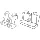 Car seat covers *HARMONY* PEUGEOT 3008 II (2017-...)