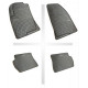 Car rubber floor mats black MAZDA 2 (2002-2007) NEGRO