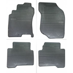 Car rubber floor mats black NISSAN X-TRAIL I (2001-2007) NEGRO