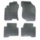 Car rubber floor mats black NISSAN X-TRAIL I (2001-2007) NEGRO