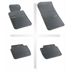 Car rubber floor mats black BMW 3 E46 (1998-2005) NEGRO