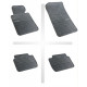 Car rubber floor mats black BMW 3 E46 (1998-2005) NEGRO