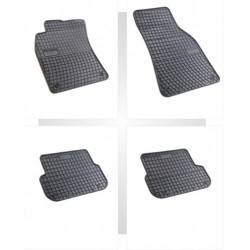 Car rubber floor mats black AUDI A6 (2006-2011) NEGRO