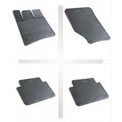 Alfombrillas de goma negras para coche AUDI Q7 (2006-2015) NEGRO