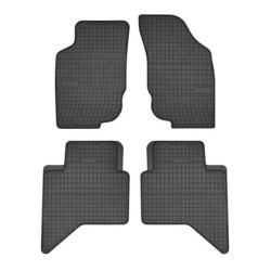 Car rubber floor mats black TOYOTA HILUX (2005-2015) NEGRO