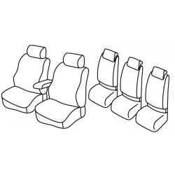 Car seat covers *HARMONY* FORD GALAXY (5s.)(2015-...)