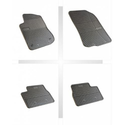 Car rubber floor mats black PEUGEOT 2008 (2013-...) NEGRO