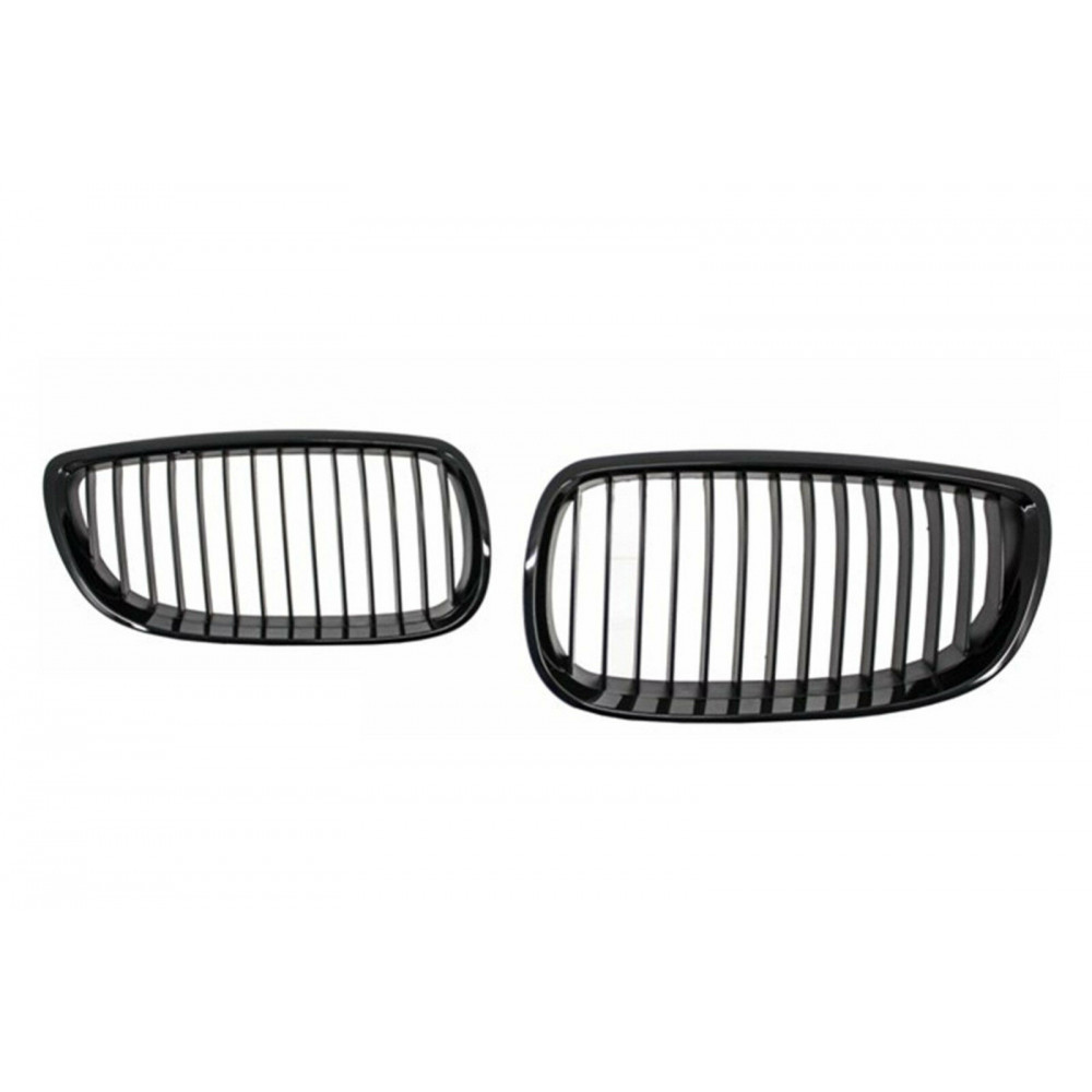 Front grills black BMW 3 E92/E93 Pre-facelift M-Performance Design Piano Black/Matte Black (2006-2009)