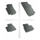 Car rubber floor mats black SKODA CITIGO (2011-...) NEGRO