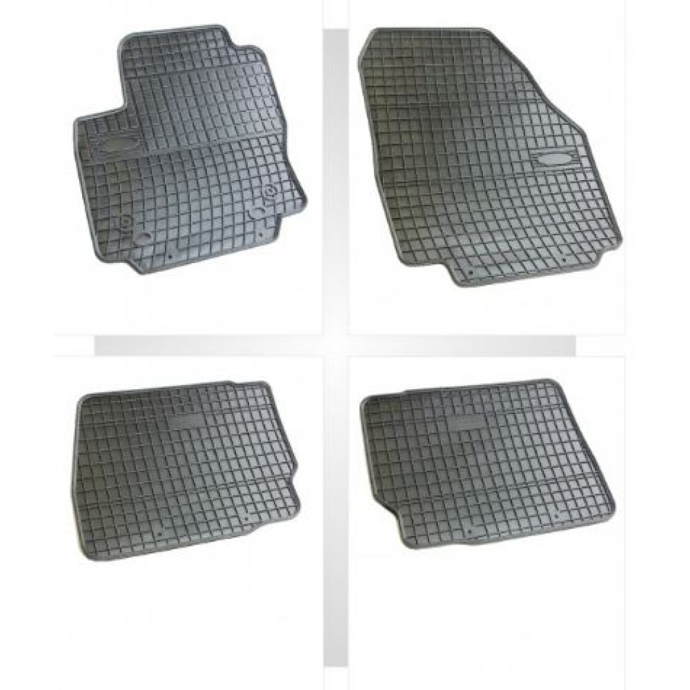 Car rubber floor mats black FORD MONDEO (2007-2014) NEGRO