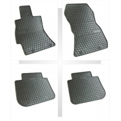 Car rubber floor mats black SUBARU OUTBACK (2009-...) NEGRO