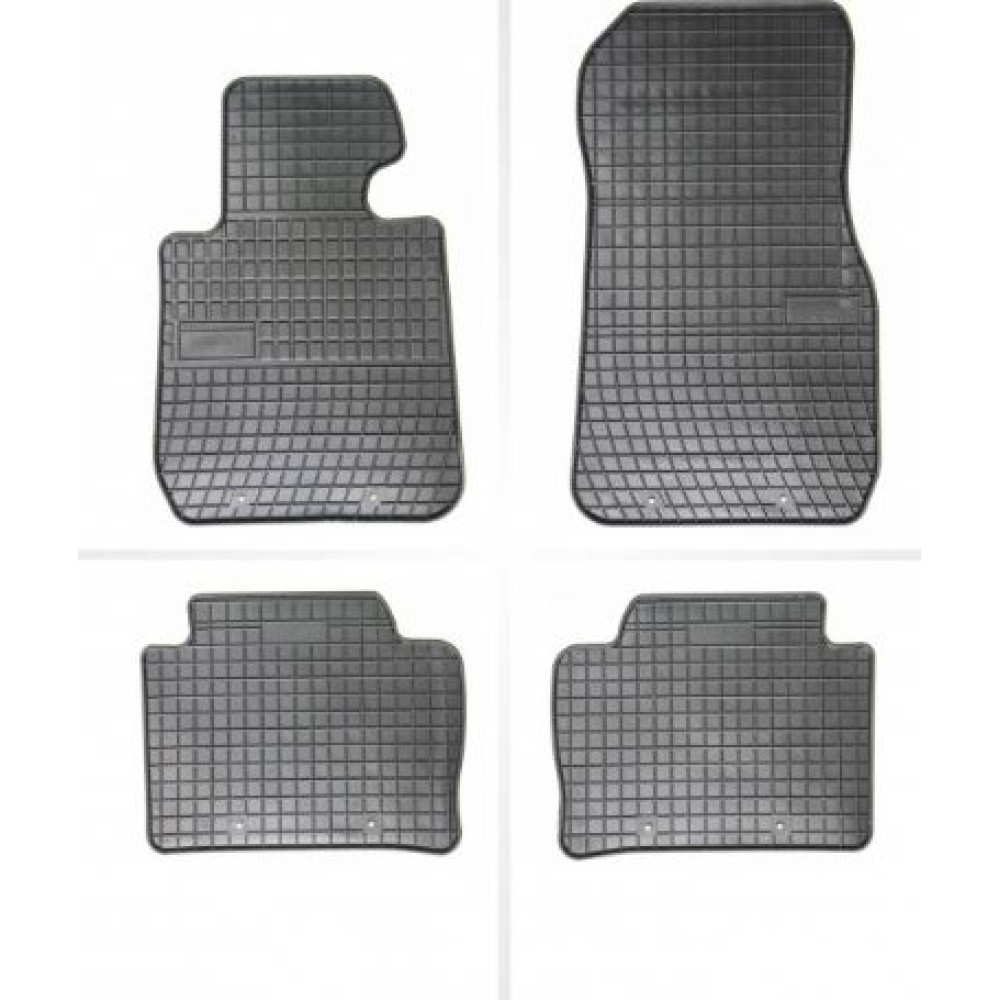 Car rubber floor mats black BMW 3 F30/F31 (2012-...) NEGRO