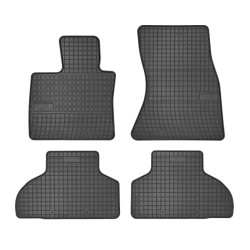 Car rubber floor mats black BMW X5 F15 (2013-...) NEGRO