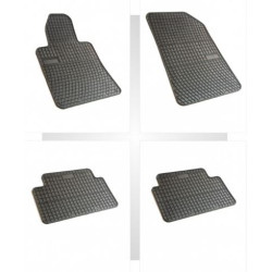 Car rubber floor mats black PEUGEOT 508 (2011-...) NEGRO