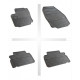 Car rubber floor mats black FORD GALAXY (2006-2015) NEGRO