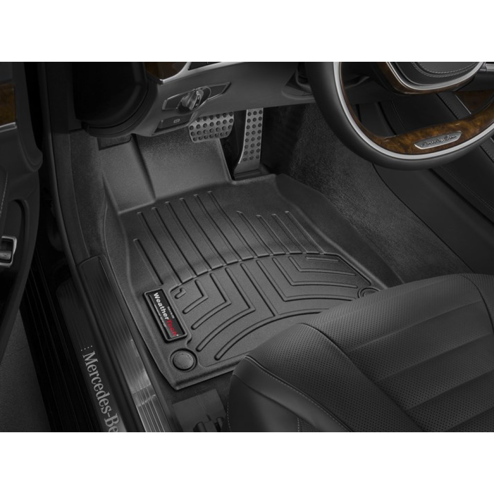 Car floor mats black WEATHERTECH MB S-class W222 Long (2013-...) FLOORLINER