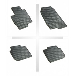 Car rubber floor mats black MITSUBISHI COLT (2008-...) NEGRO