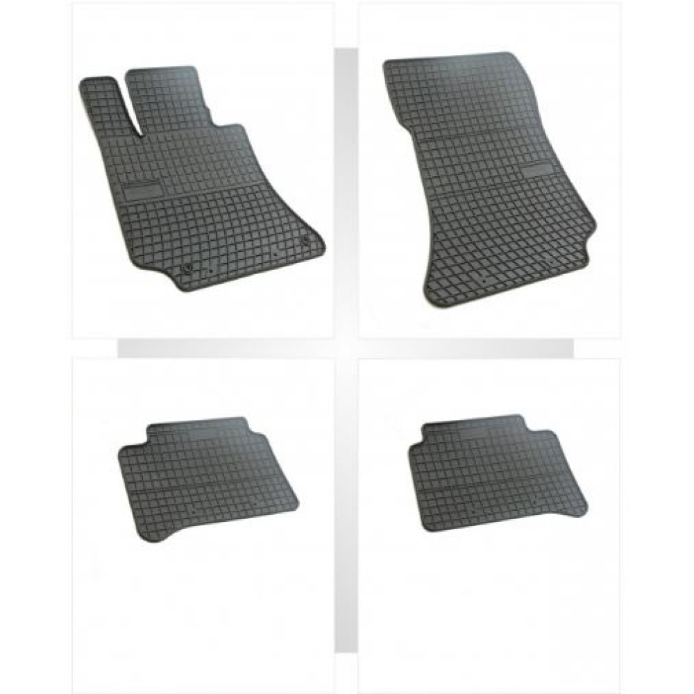 Car rubber floor mats black MB CLS-class W218 (2011-...) NEGRO