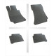 Car rubber floor mats black MB CLS-class W218 (2011-...) NEGRO