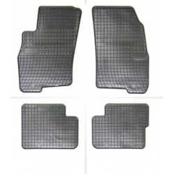 Car rubber floor mats black FIAT GRANDE PUNTO (2005-2012) NEGRO