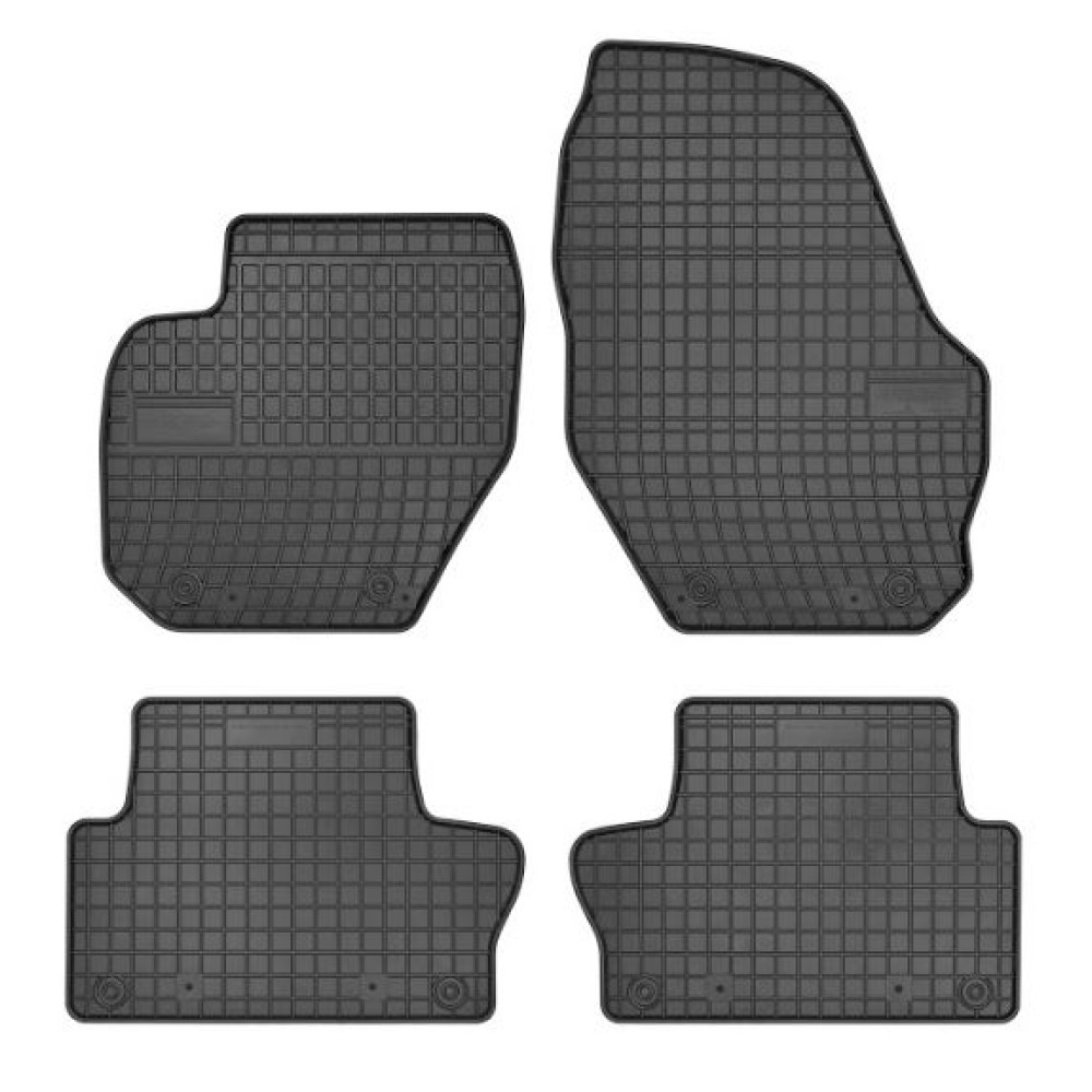 Car rubber floor mats black VOLVO XC60 (2008-...) NEGRO
