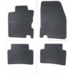 Car rubber floor mats black RENAULT KADJAR (2015-...) NEGRO