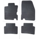 Car rubber floor mats black RENAULT KADJAR (2015-...) NEGRO
