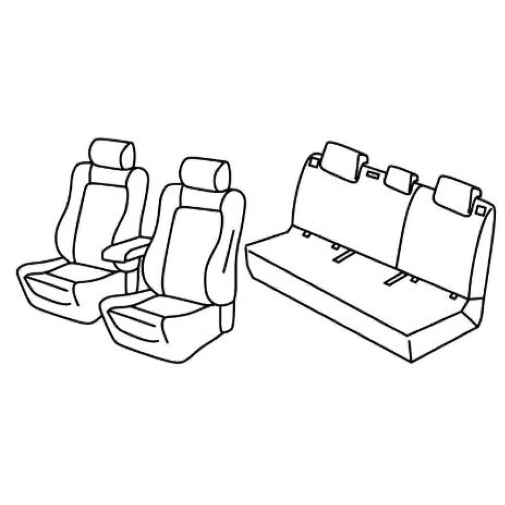 Car seat covers *HARMONY* HYUNDAI i30 III (2017-...)