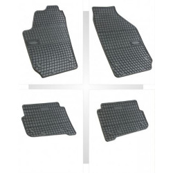 Car rubber floor mats black SKODA FABIA I (1999-2007) NEGRO