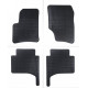 Car rubber floor mats black VOLKSWAGEN TOUAREG (2002-2010) NEGRO