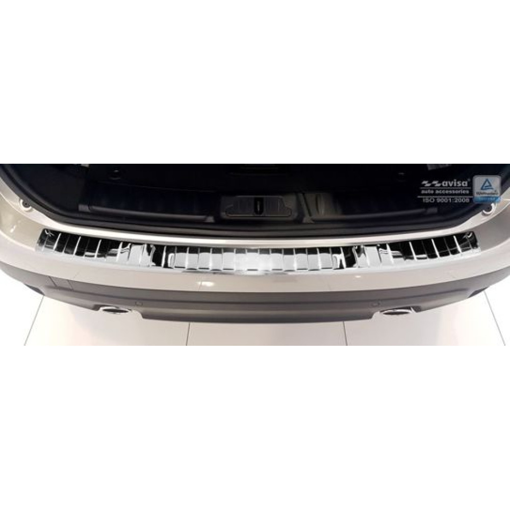 Chrome rear bamper pad JAGUAR F-PACE (2016-...) 2/38015