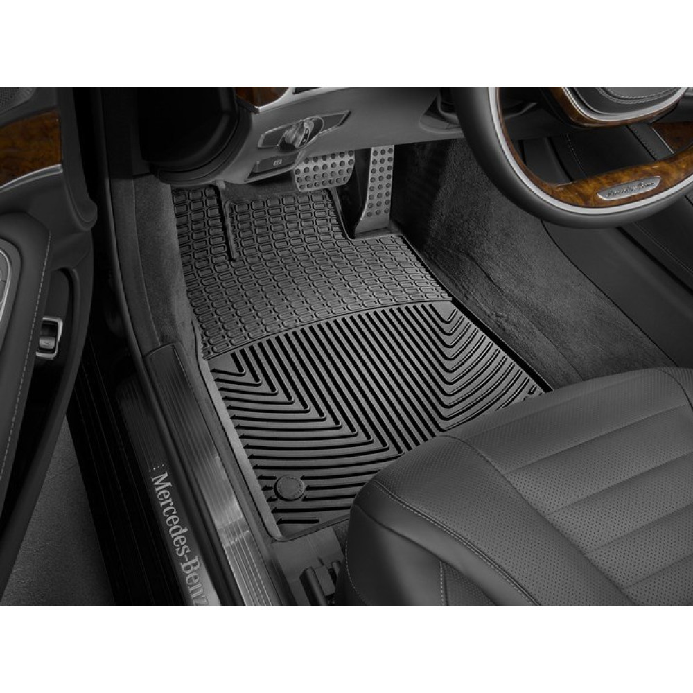 Car rubber floor mats black WEATHERTECH MB S-class Long W222 (2013-...) ALL-WEATHER