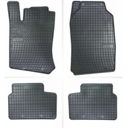 Car rubber floor mats black OPEL VECTRA B (1995-2003) NEGRO