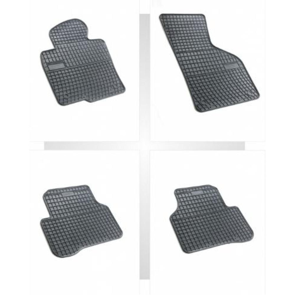 Car rubber floor mats black VW PASSAT B6 (2005-2010) NEGRO