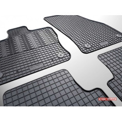 Car rubber floor mats black AUDI Q3 II (2019-...) C-CAR