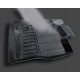 Car rubber floor mats black FIAT 500 2007-...) 3D FROGUM