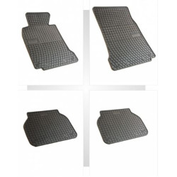 Car rubber floor mats black BMW 5 E39 (1996-2003) NEGRO